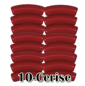 10-Tube incurvé cerise 5MM