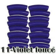 11-Tube incurvé violet foncé 5MM