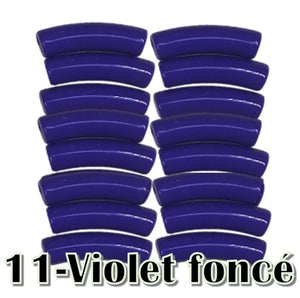 11-Tube incurvé violet foncé 5MM