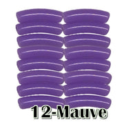 12-Tube incurvé mauve 5MM