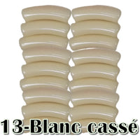 13-Tube incurvé blanc cassé 5MM