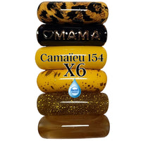 Camaieu 154- Lot mixte de 6 tubes incurvés 12MM - MAMA