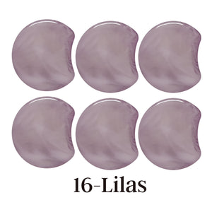 MOON 16- Palet lune incurvé Lilas marbré