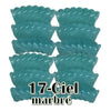 17- Tube courbe torsadé ciel marbré 8mm/12MM