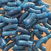 314- Tubes incurvés Glitter Curaçao 12MM