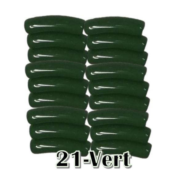 21-Tube incurvé vert 5MM