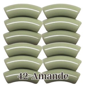 42- Tubes incurvés Vert Amande 12MM