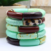 PACKS bracelets, choco-pistache