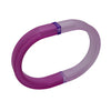 15- Tube Gummy, creux, en silicone, Lilas mat