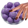 6 - Boules acryliques brillantes Mauve 20MM