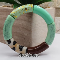 PACKS bracelets, choco-pistache