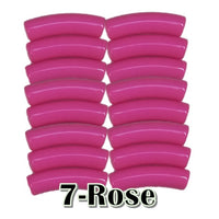 7-Tube incurvé rose 5MM