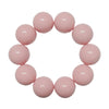 33 - Boules acryliques brillantes Rose ancien foncé 20MM