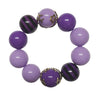 6 - Boules acryliques brillantes Mauve 20MM