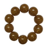 67- Boules acryliques brillantes Léopard 20MM