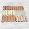 Camaieu 79- Lot mixte tubes incurvés Blush 12MM