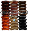 Camaieu 55- Lot mixte tubes incurvés Choco/caramel 12MM