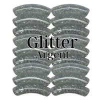 234- Glitter argent 8MM