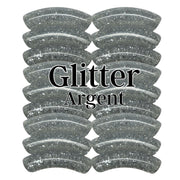 234- Glitter argent 8MM