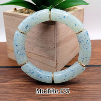 PACKS bracelets, granite pastel