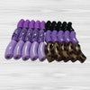 Camaieu 40- Lot mixte tubes incurvés Halloween mauve 12MM