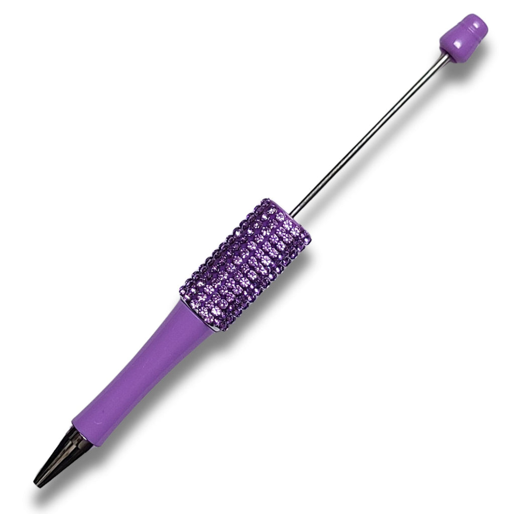 Stylo à personnaliser,  Lilas Strass, Réf ST23