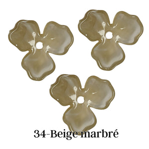 34- Fleur Beige marbré- 20MM