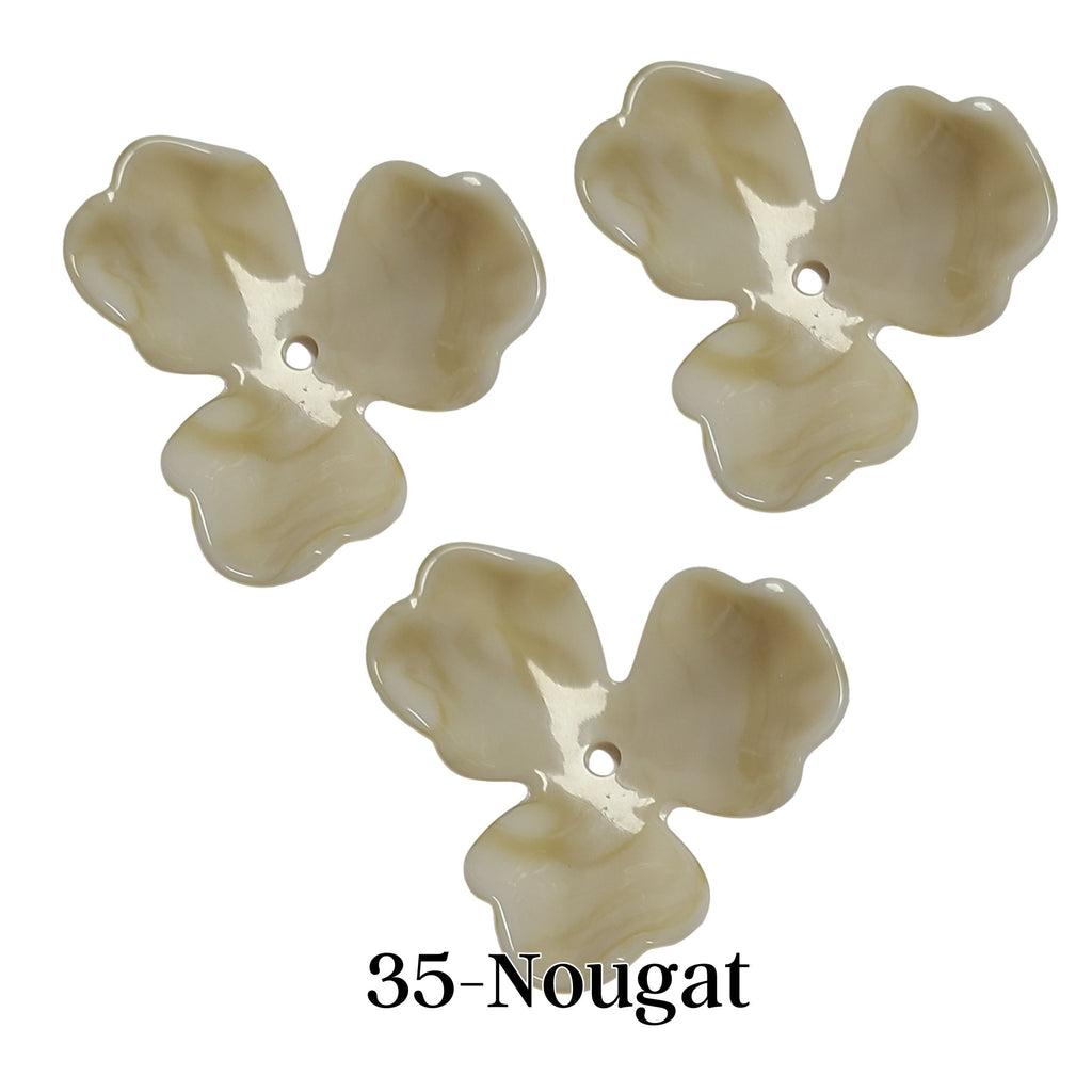 35- Fleur orchidée Nougat - 20MM/40MM