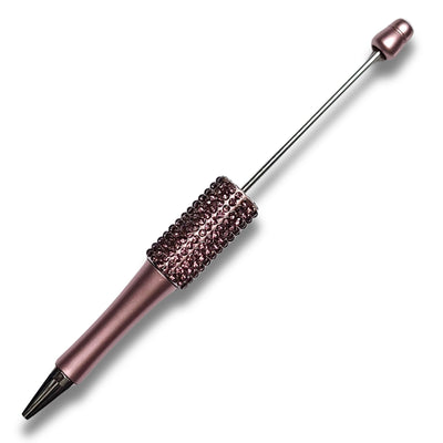 Stylo à personnaliser,  Rose ancien Strass, Réf ST21