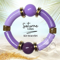 KIT bracelet collection Saturne - Lilas #10