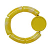 25MM- Support base cabochon double face, citron