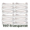 7-Tube octogonal bambou transparent 8MM