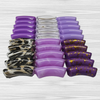 Camaieu 39- Lot mixte tubes incurvés Tigre/lilas 12MM