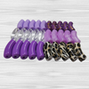 Camaieu 39- Lot mixte tubes incurvés Tigre/lilas 12MM