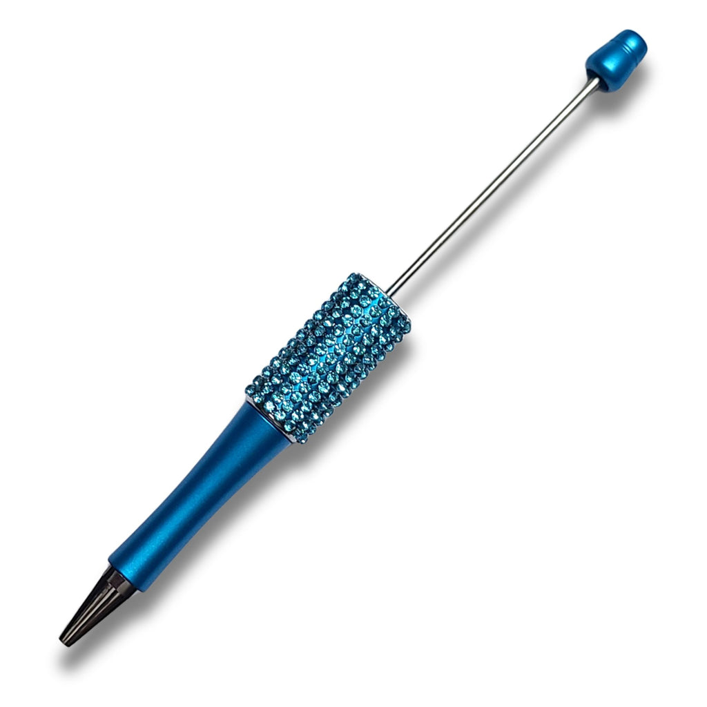 Stylo à personnaliser,  Turquoise Strass, Réf ST25