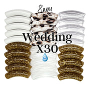 Camaieu 80 - Lot mixte tubes incurvés Wedding 8MM