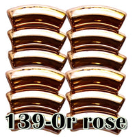 139 - Or rose 8MM/12MM