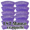 187-Mauve craquelé 8MM/12MM