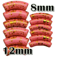 203 - Graffiti Rose dragée splatter 8MM/12MM