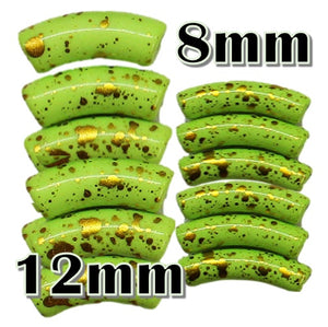 217 - Graffiti Lime splatter 8MM/12MM