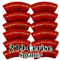 219 - Graffiti Cerise splatter 8MM/12MM