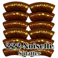 222 - Graffiti Noisette splatter 8MM/12MM