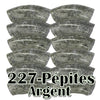 227- Pépites argent 12MM