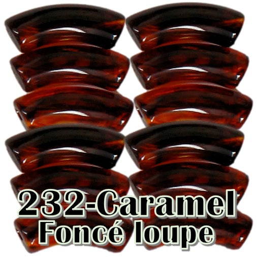 232- Caramel foncé loupe 8MM/12MM