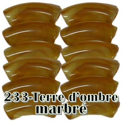 233- Tubes incurvés Terre d'ombre 8MM/12MM