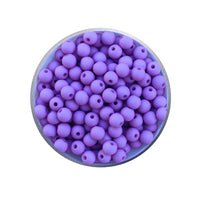 23- Violet mauve MAT/ Perles rondes