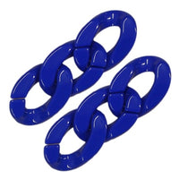 211- Bleu / Maillons de chaines - 30MM x 10pcs