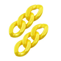 32- Jaune nacré / Maillons de chaines - 23MM