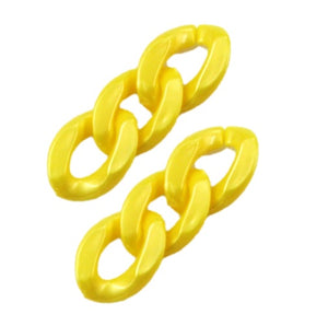 32- Jaune nacré / Maillons de chaines - 23MM