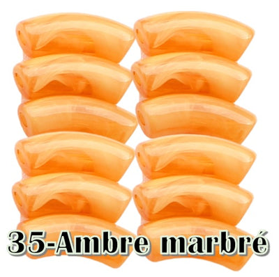 35-Ambre marbré 8MM/12MM